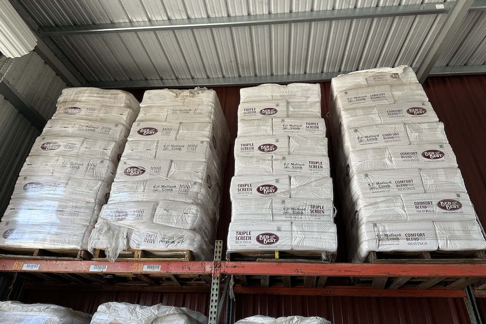 Shavings are Fully Restocked Shavings are Fully Restocked